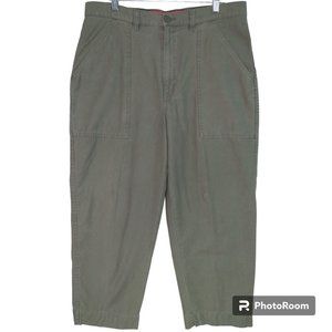 Vintage Mossimo Olive Green Deep Pocket Baggy Cargo Pants Mens 36 x 30 90s Skate